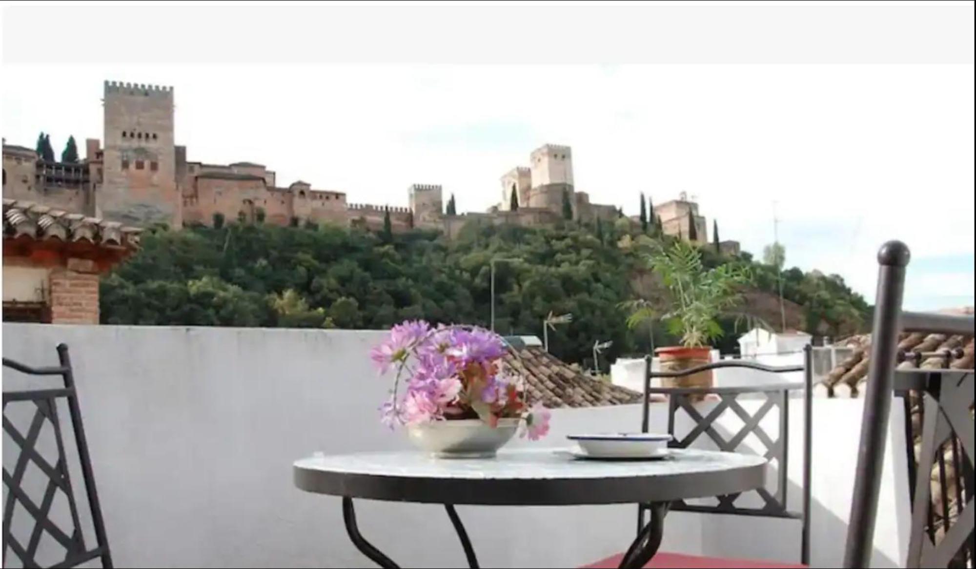 Atico Con Terracita Y Vistas Alhambra, Centro Granada Exterior foto