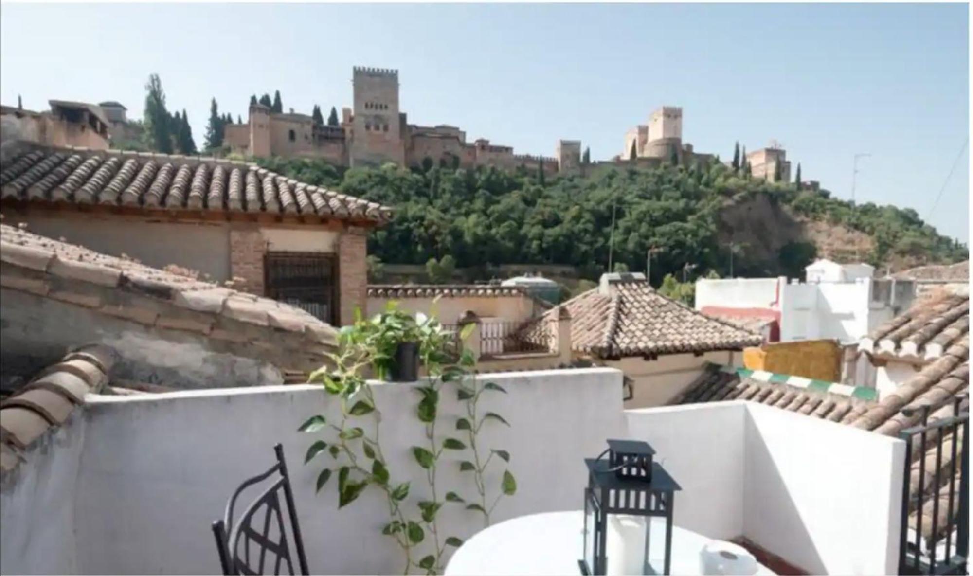 Atico Con Terracita Y Vistas Alhambra, Centro Granada Exterior foto