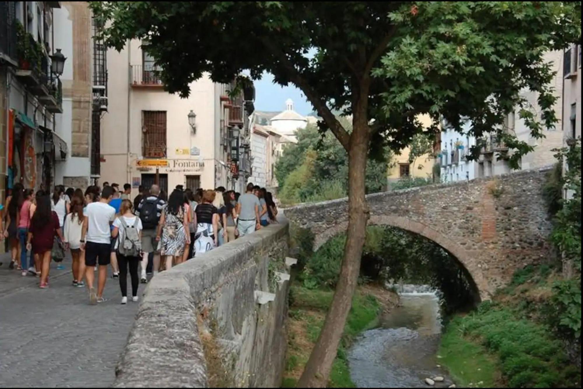 Atico Con Terracita Y Vistas Alhambra, Centro Granada Exterior foto